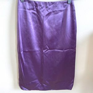 Vintage Carolina Herrera lilac pencil skirt!
